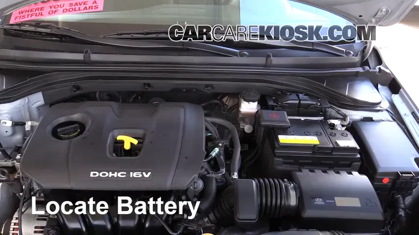 2017 Hyundai Elantra Limited 2.0L 4 Cyl. Battery